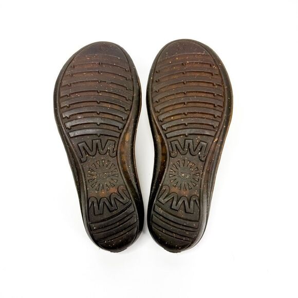 UGG Australia Women's Brown Woven Leather Slide Sandals Size 8 - Picture 6 of 7